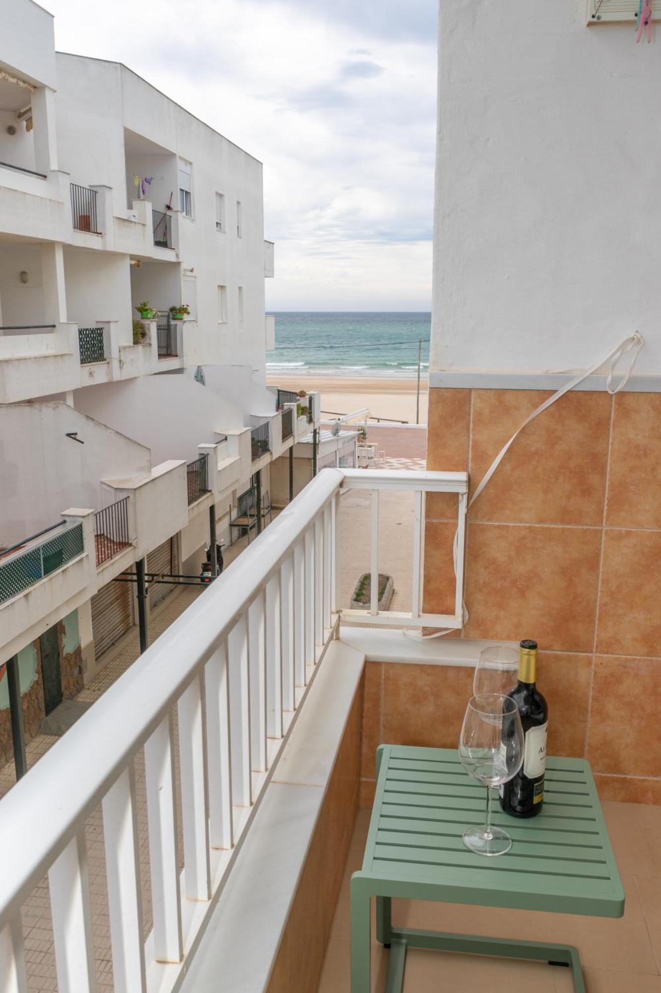 Casa Melva - Primera Linea Con Terraza, Moderno Barbate Exterior foto